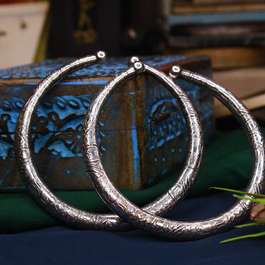 GERMAN SILVER  FLEXIBLE TO SIZE ANKLET